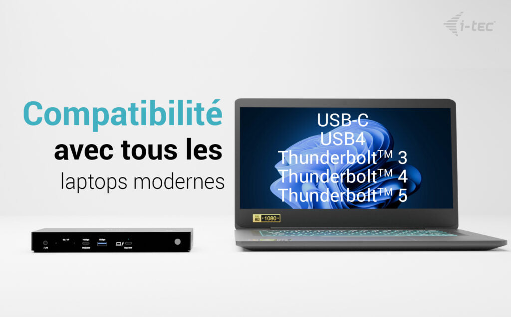 I-TEC Thunderbolt4 3xDisplay DS 2xHDMI 1xTB3 1x2.5GLAN 1xUSB-C Gen2 2xUSB-A Gen2 2xUSB-A Gen1 SD+TF Cardreader 1x Audio/Mic PD 96W