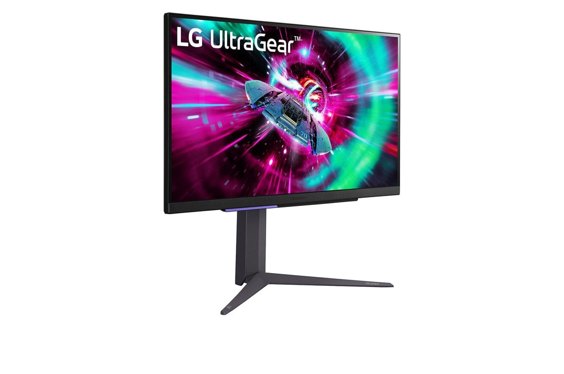 "LG 27GR93U-B écran plat de PC 68,6 cm (27"") 3840 x 2160 pixels 4K Ultra HD LED Noir, Gris, Violet"