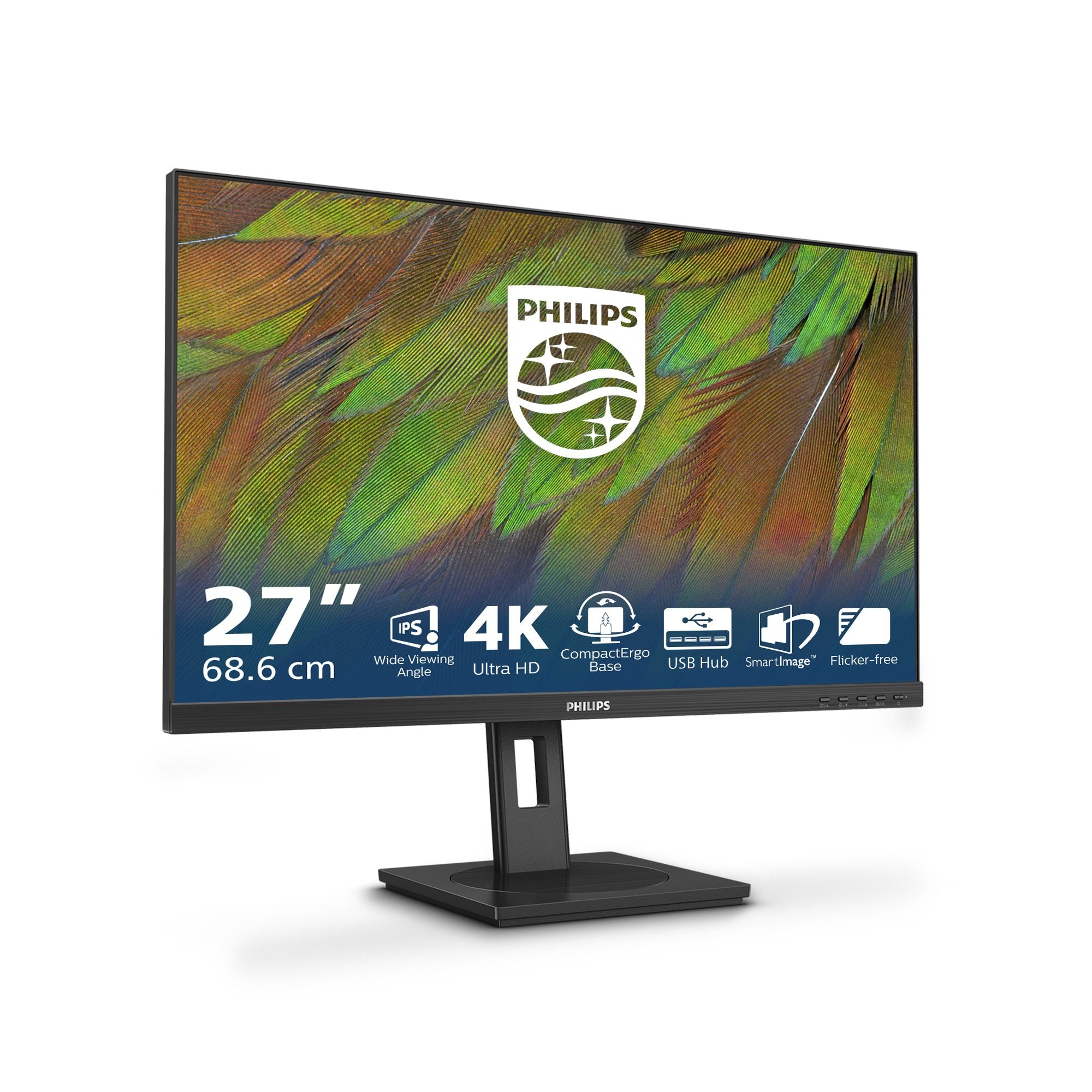 PHILIPS 27B1N3800/00 Ecran 27p UHD LED 16:9 IPS 60Hz 2xHDMI 2.0 DP 1.4