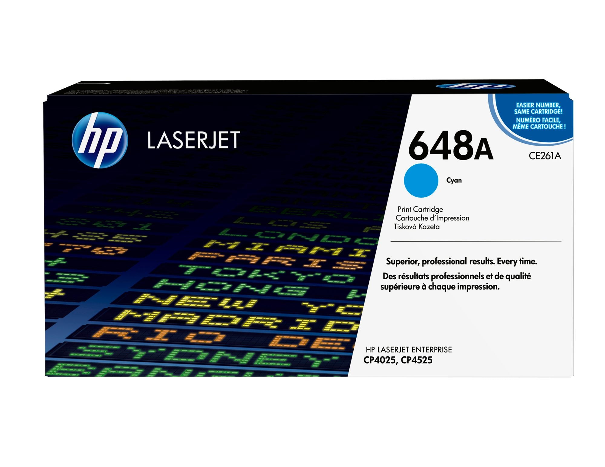 HP 648A original Color LaserJet Toner cartridge CE261A cyan standard capacity 11.000 pages 1-pack