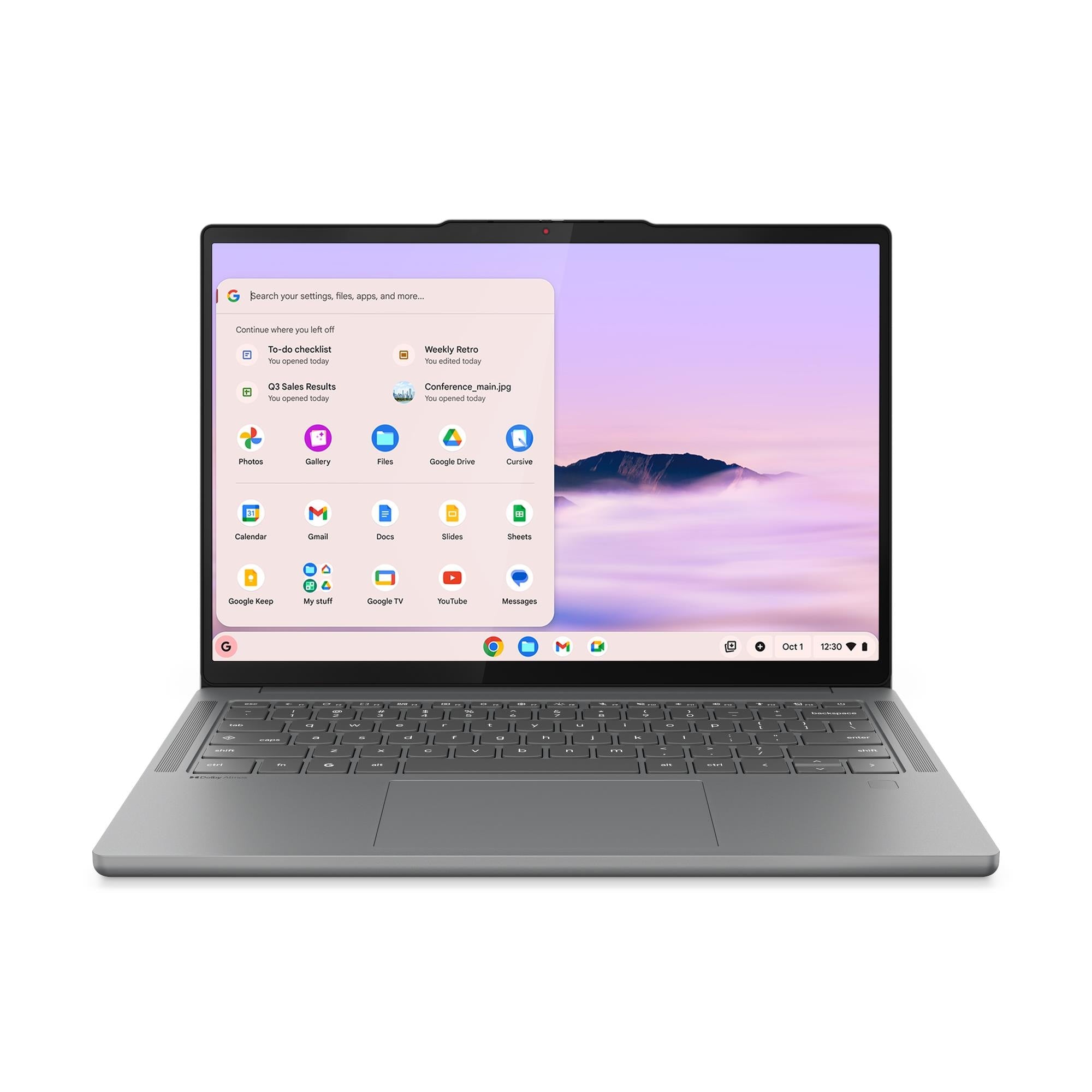 LENOVO Chromebook Plus MediaTek Kompanio Ultra 910 14p WUXGA 12Go 128Go UFS 3.1 ARM Immortalis G925 MC11 GPU Chrome 1YR Carryin