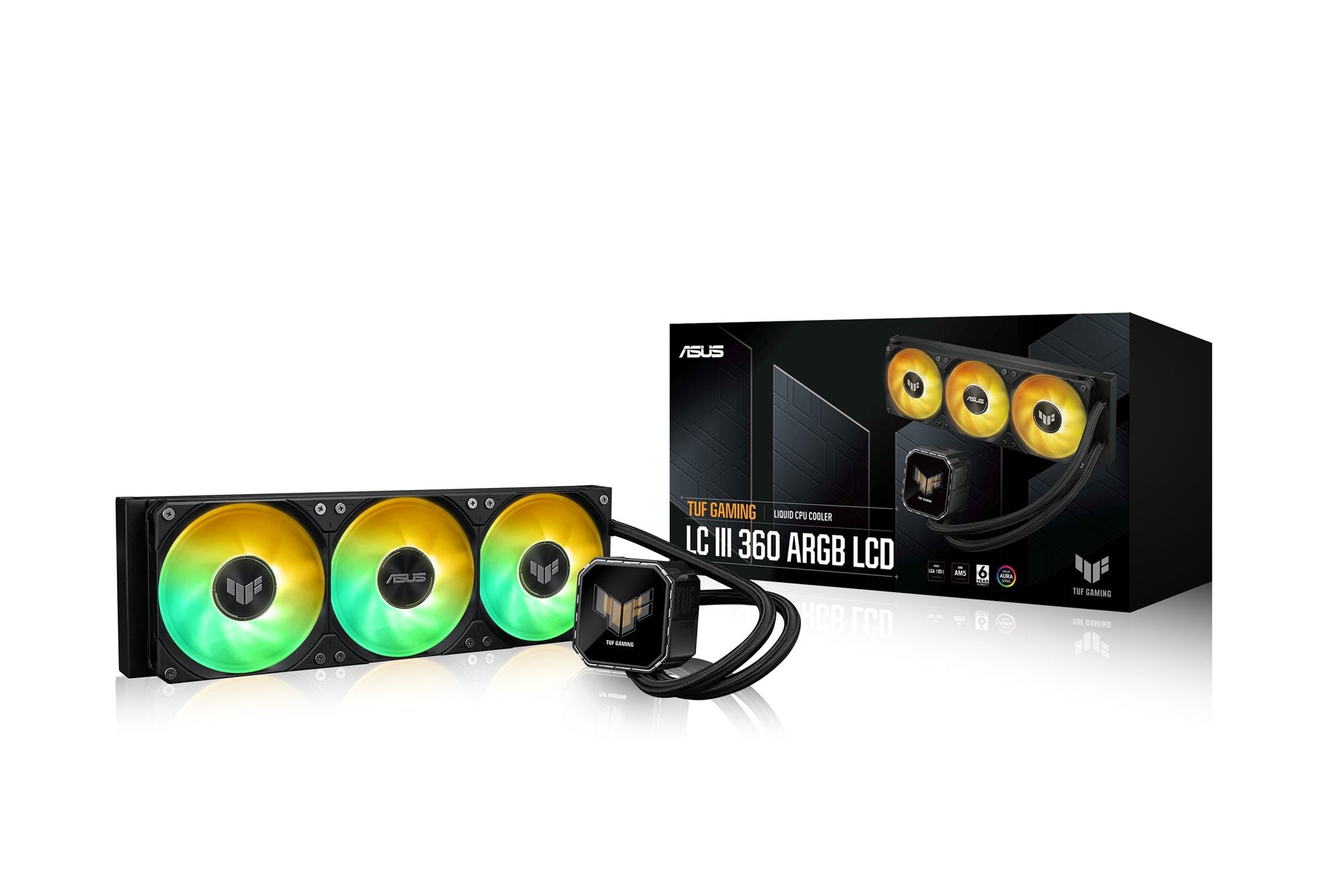 ASUS TUF GAMING LC III 360 ARGB LCD all-in-one cooler