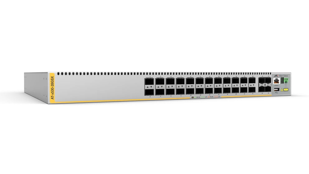 ALLIED L3 Stackable Switch 24x SFP Ports 4x SFP+ Ports and dual fixed PSU EU Power Cord Purchasing service needed (P)