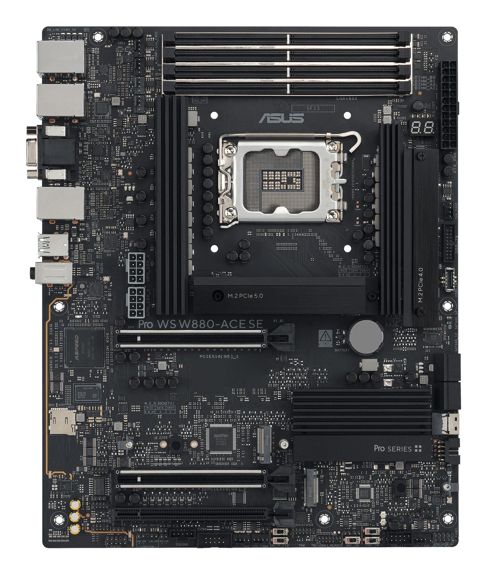 ASUS PRO WS W880-ACE SE LGA1851 WS MB 4xDDR5
