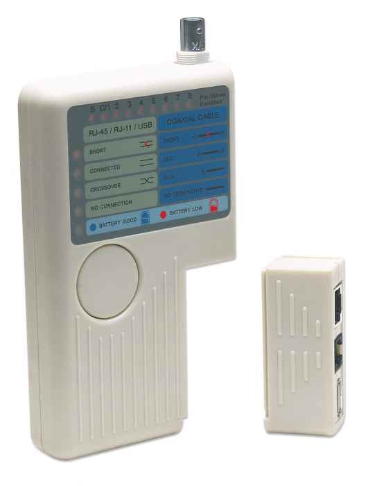 Intellinet 351911 testeur de câble réseau Beige