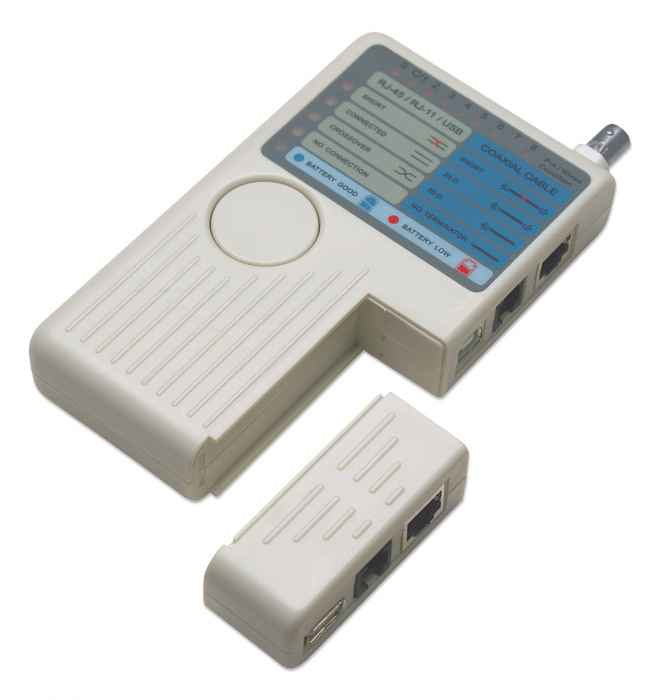 Intellinet 351911 testeur de câble réseau Beige