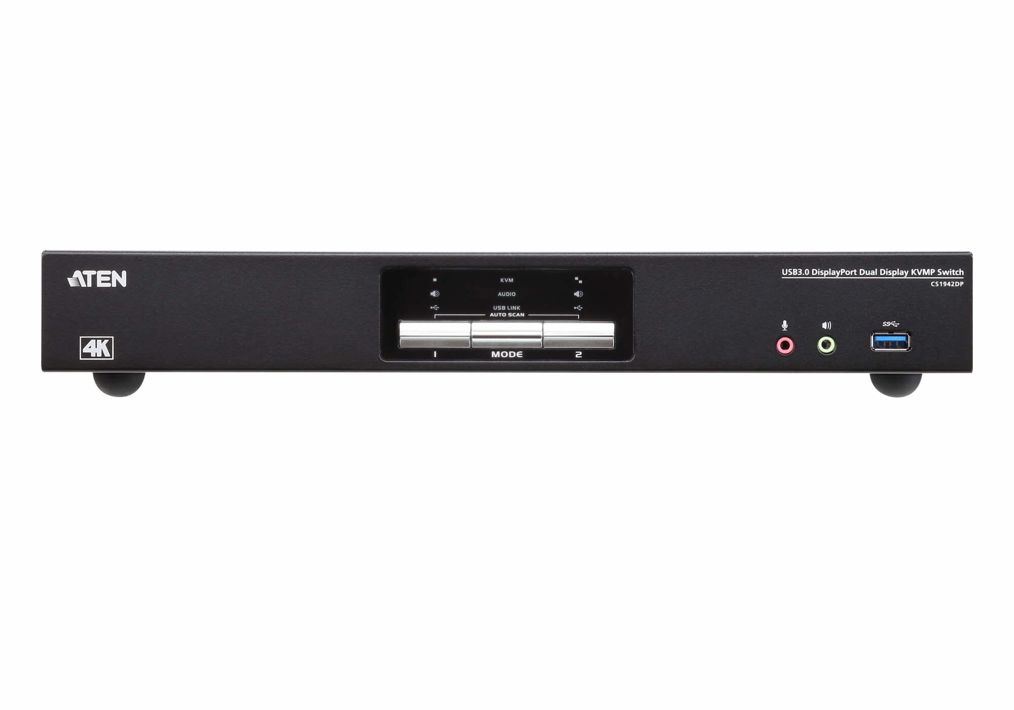 ATEN CS1942DP KVM DisplayPort Dual-View / USB 3.0 - 2 ports