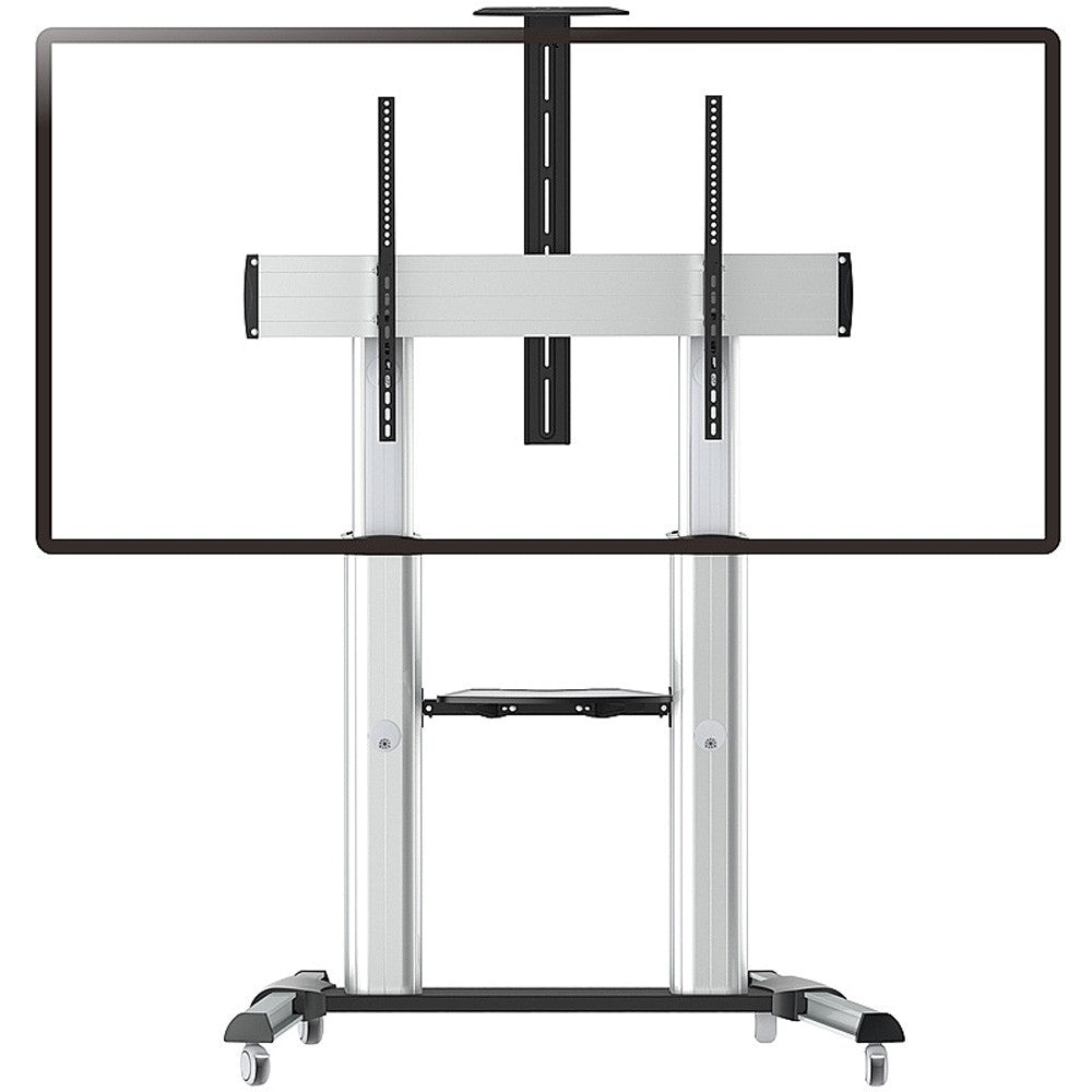 "Techly ICA-TR24 Support TV mobile 60-100"" jusqu'a 100kg réglable 2 étageres"