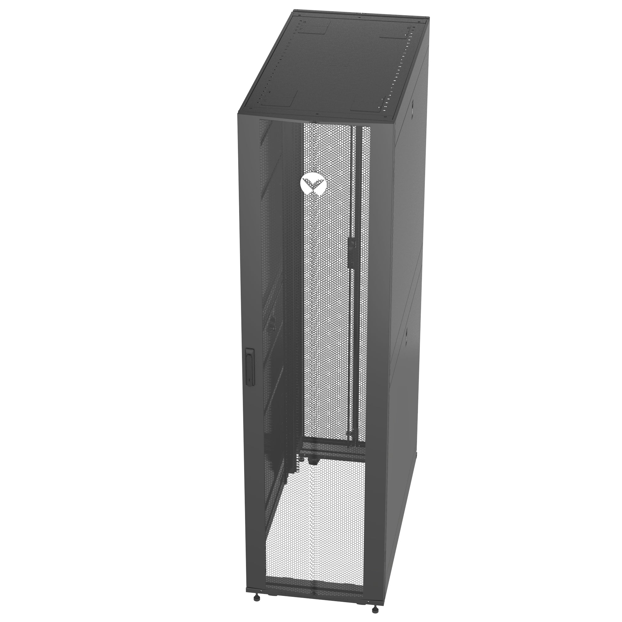 Rack 48U 2265x600x1215mm Black gray