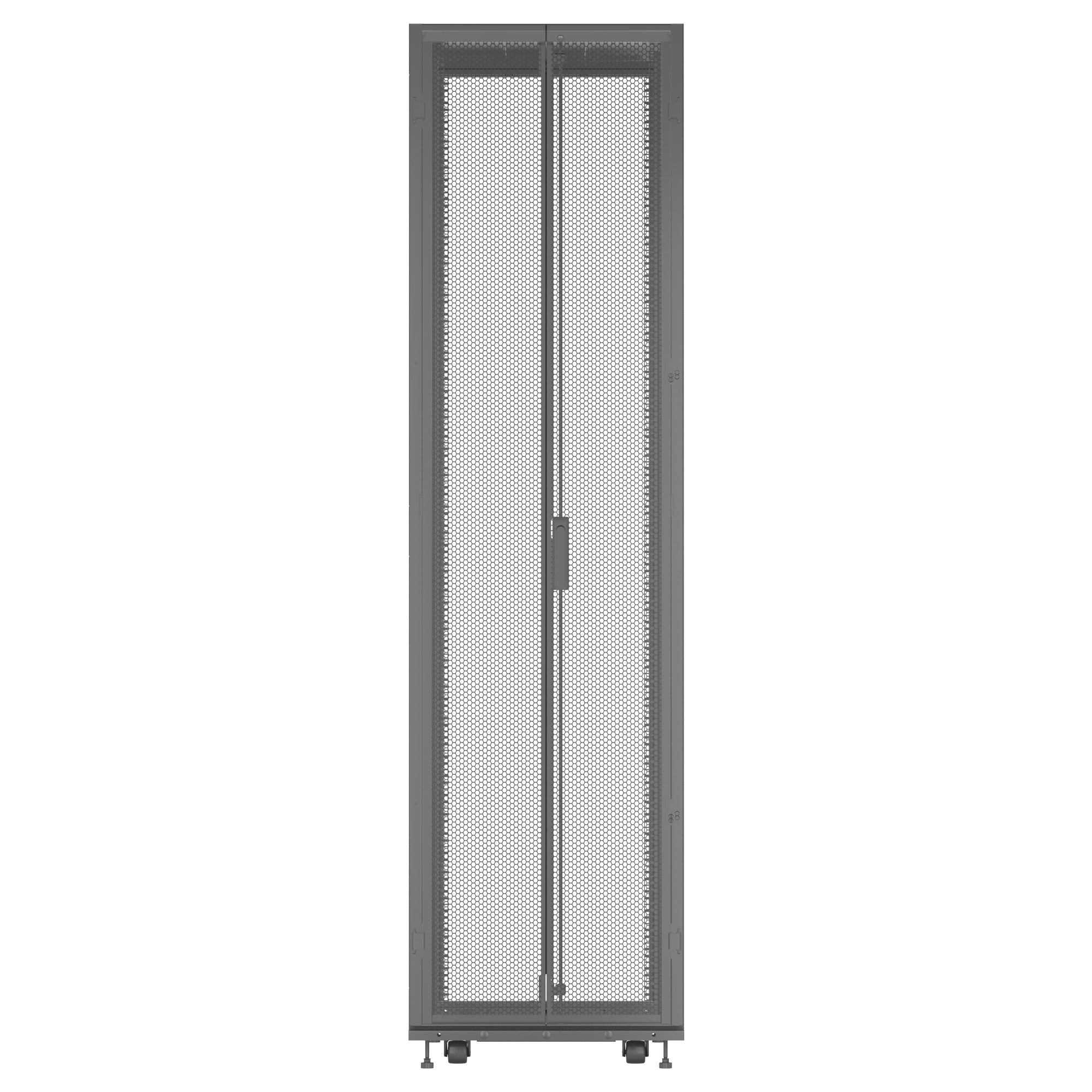 Rack 48U 2265x600x1215mm Black gray