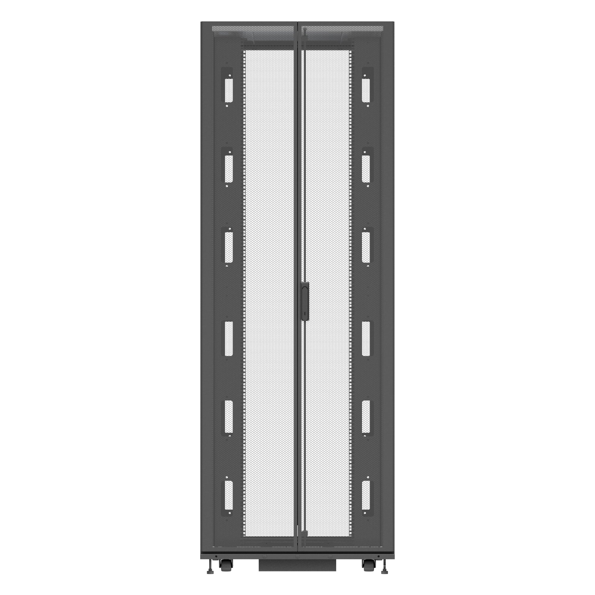 Rack 48U 2265x800x1215mm Black gray