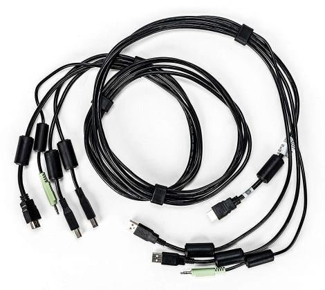 CABLE ASSY 1-HDMI/2-USB/1-AUDIO 6FT S
