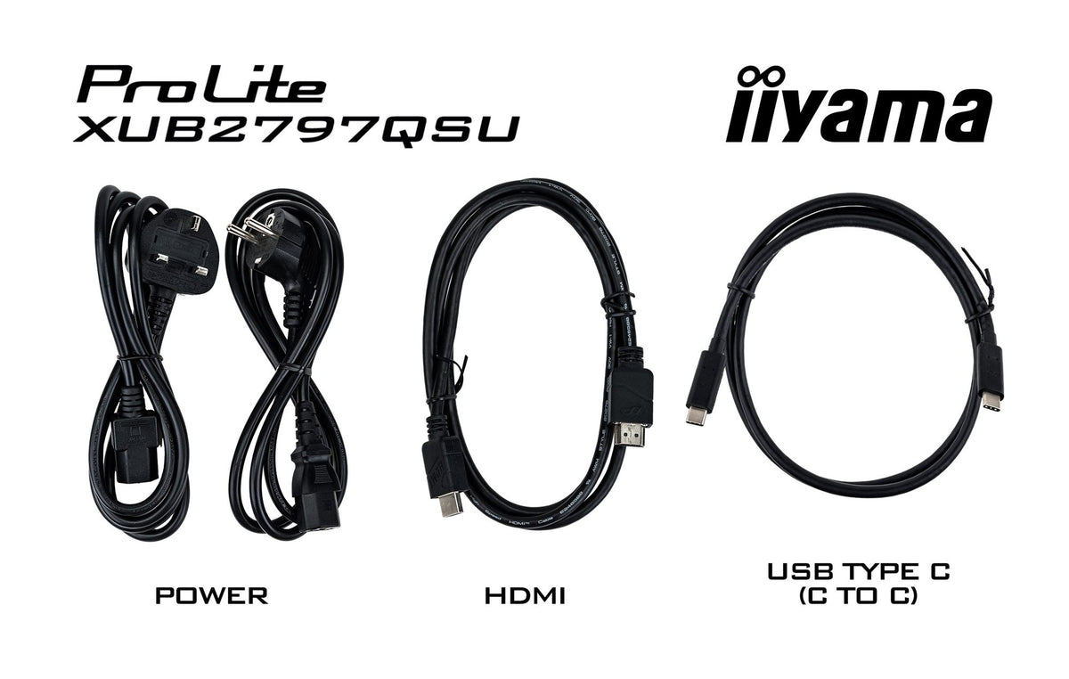 IIYAMA XUB2797QSU-W2 27inch 2560x1440 300cd/m2 1ms HDMI DP USB