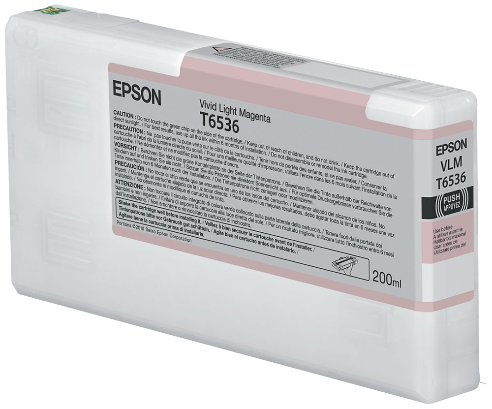 EPSON 5LB T6536 ink cartridge vivid light magenta standard capacity 200ml