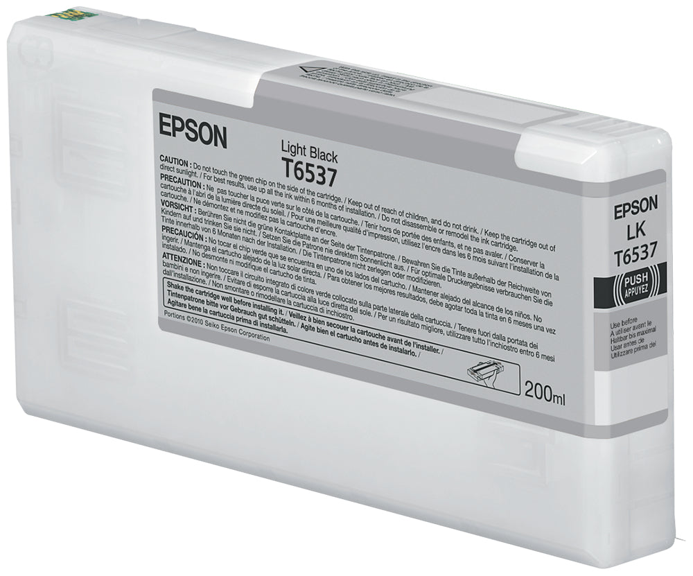 EPSON 5LB T6537 ink cartridge light black standard capacity 200ml