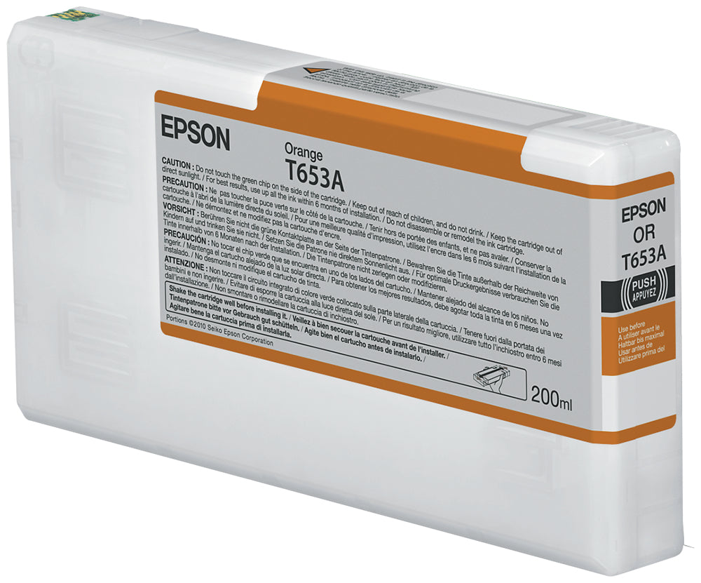 EPSON 5LB T653A ink cartridge orange standard capacity 200ml