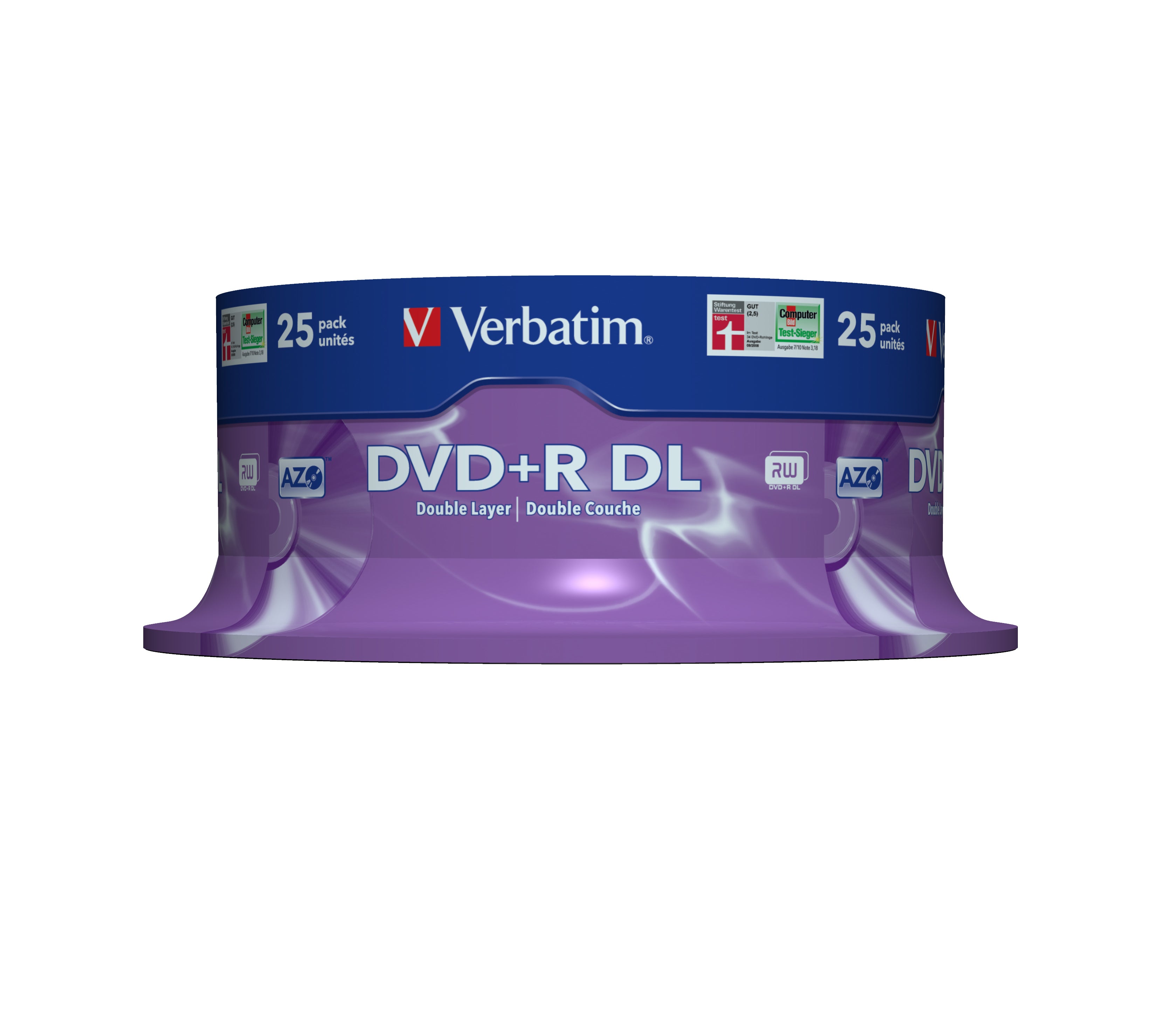 DVD+R/8.5GB 8X Matt Silver Surface Spd25