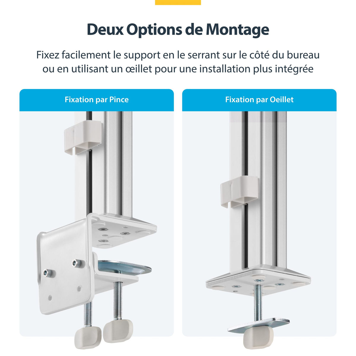 Six-Monitor Desk Mount Max 32"/17.6lb
