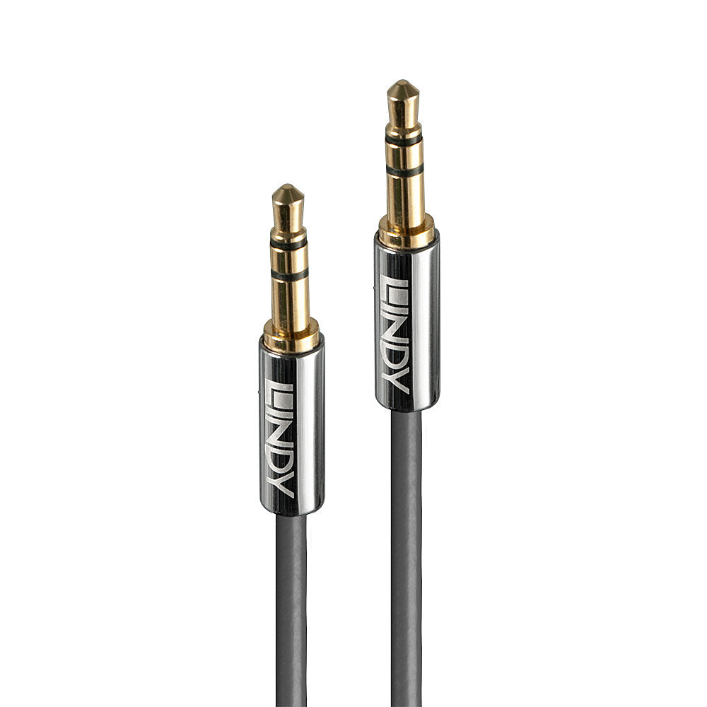 LINDY Cromo Line Audio Cable Stereo 3.5mm-3.5mm M-M 10m anthrazit