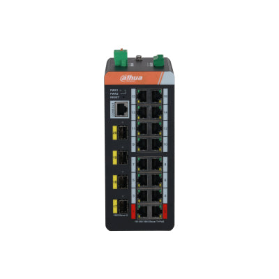DAHUA- Switch industriel 16 ports PoE budget 240 W - DH-IS44