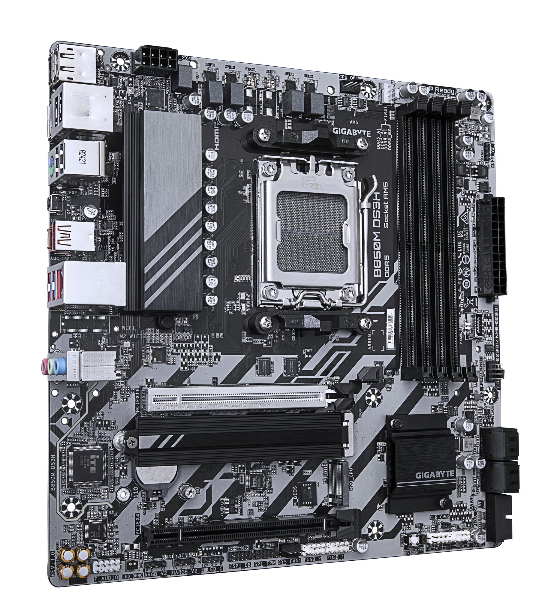 GIGABYTE B850M DS3H carte mere AMD B850 Emplacement AM5 micro ATX