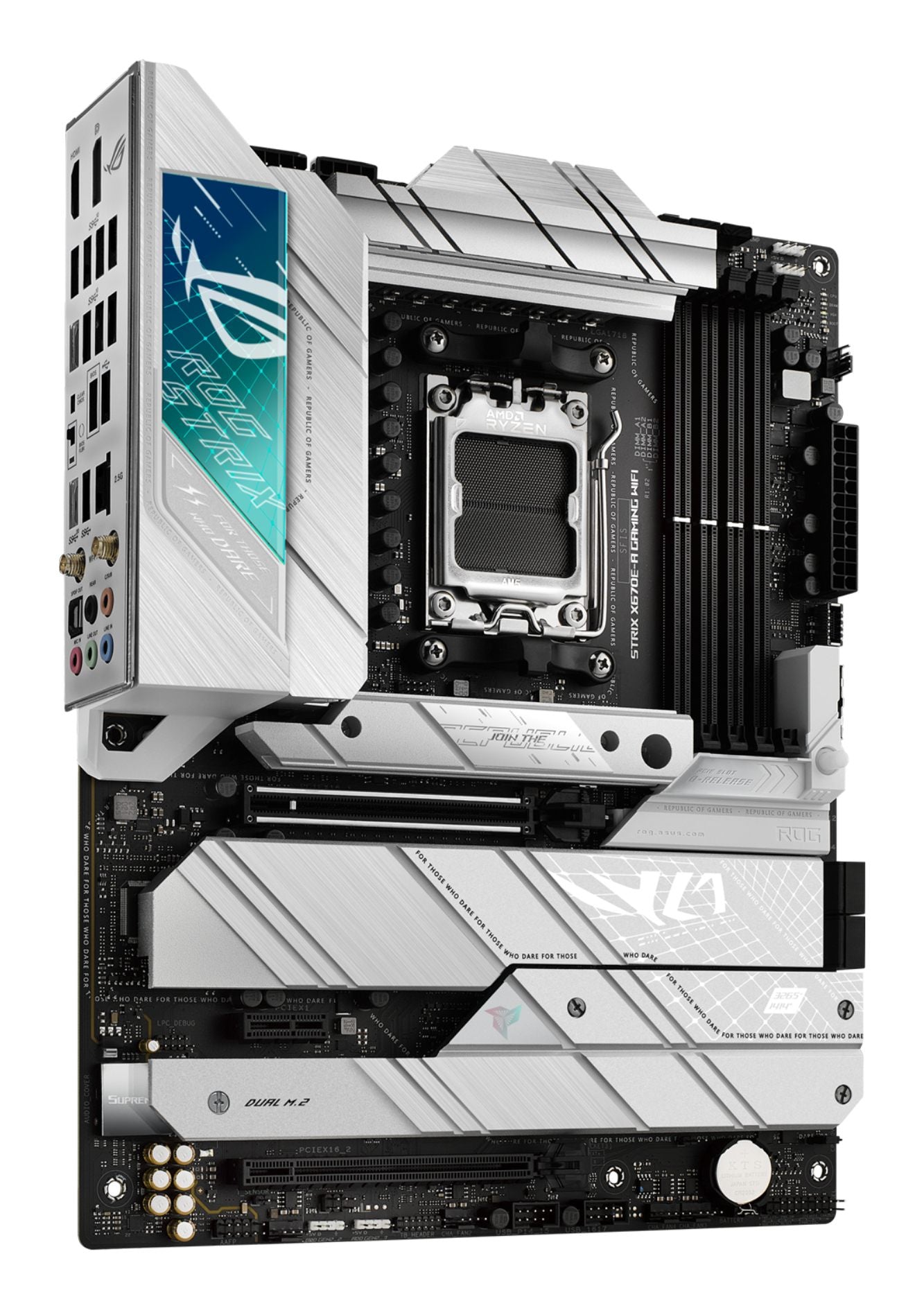 ASUS ROG STRIX X670E-A GAMING WIFI AM5 ATX MB 4xDIMM DDR5 4xM.2 4xSATA
