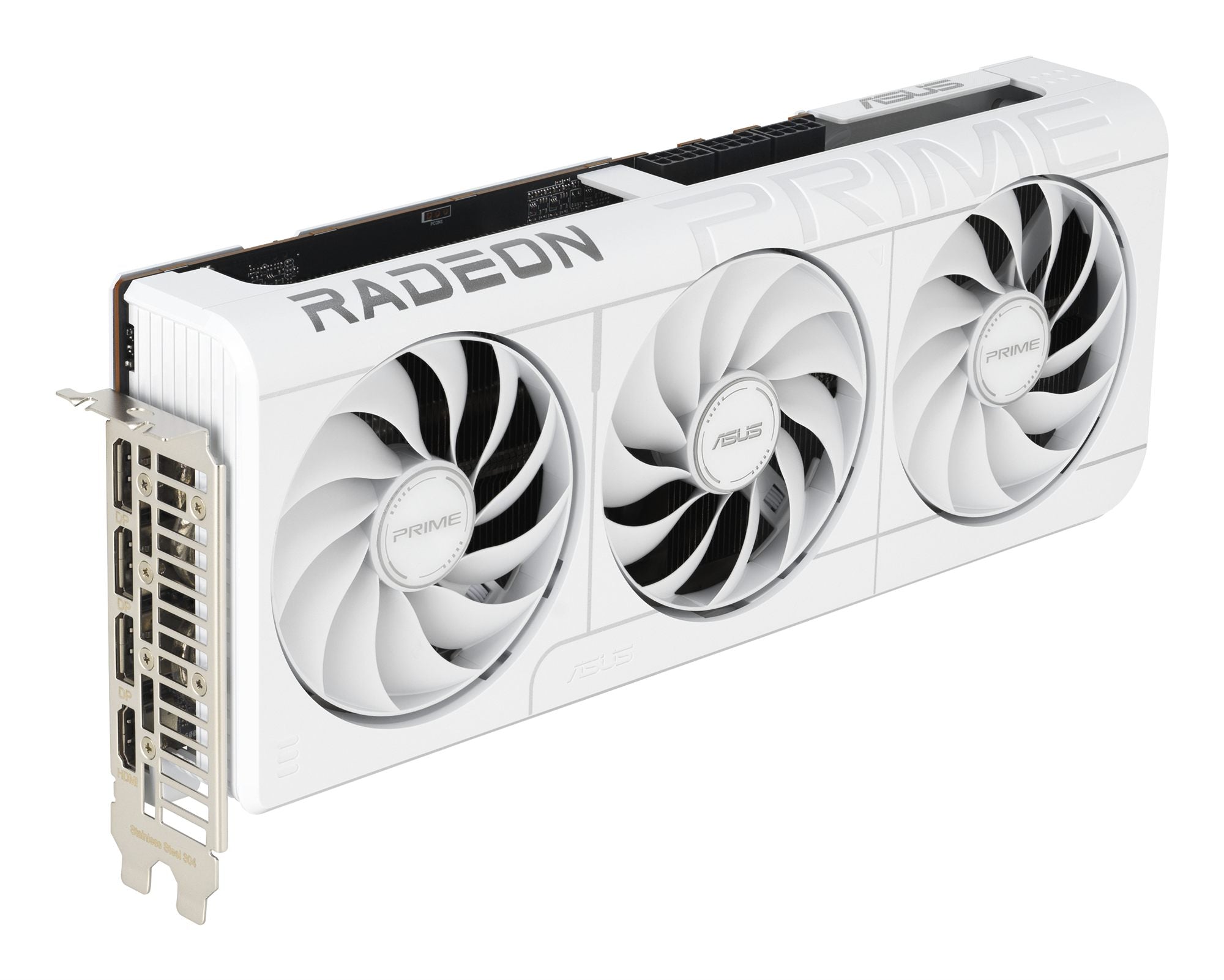 ASUS Prime Radeon RX 9070 XT White OC Edition 16Go GDDR6 Graphics Card PCIe 5.0 HDMI 2.1 DisplayPort 2.1a