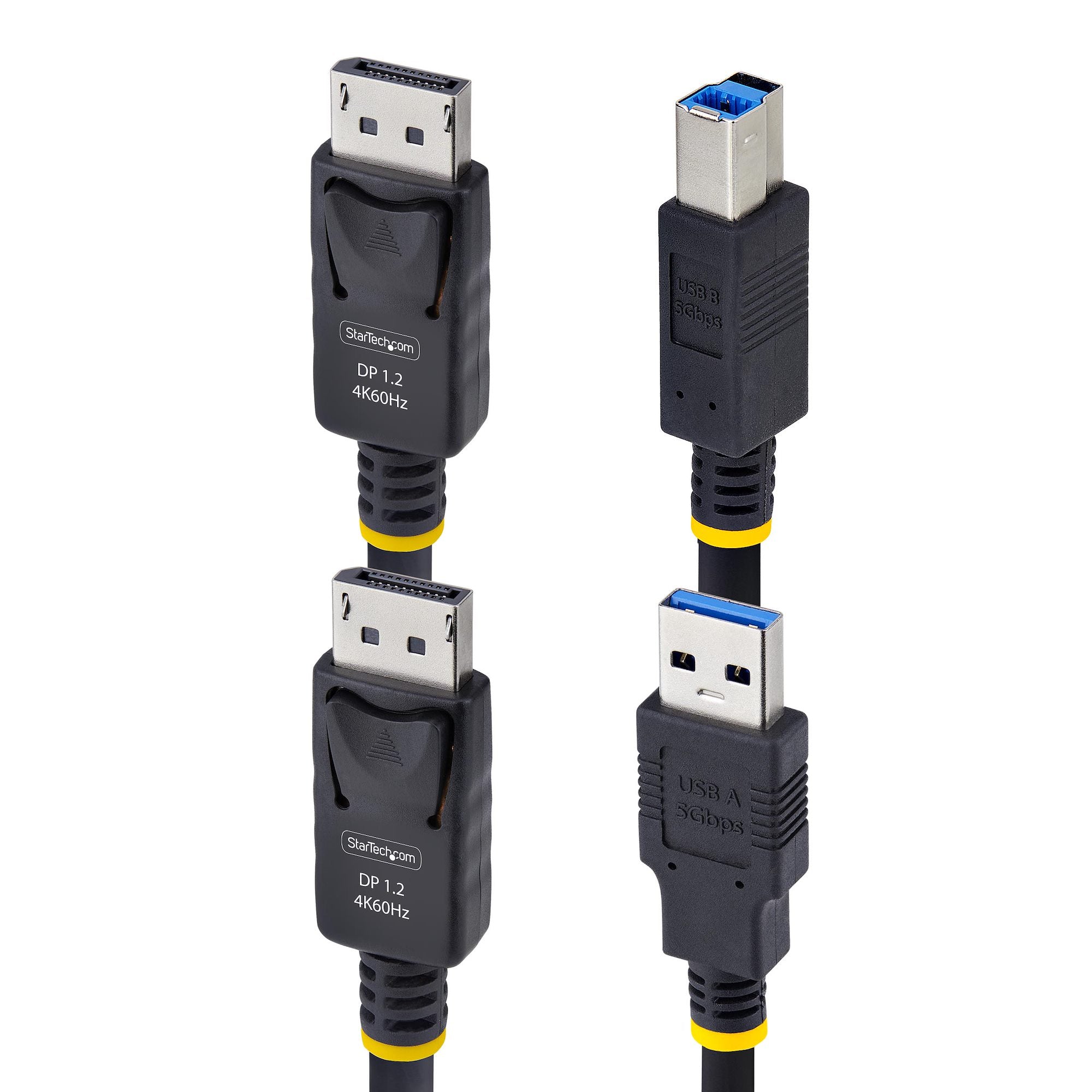 DisplayPort and USB 5Gbps KVM Cable