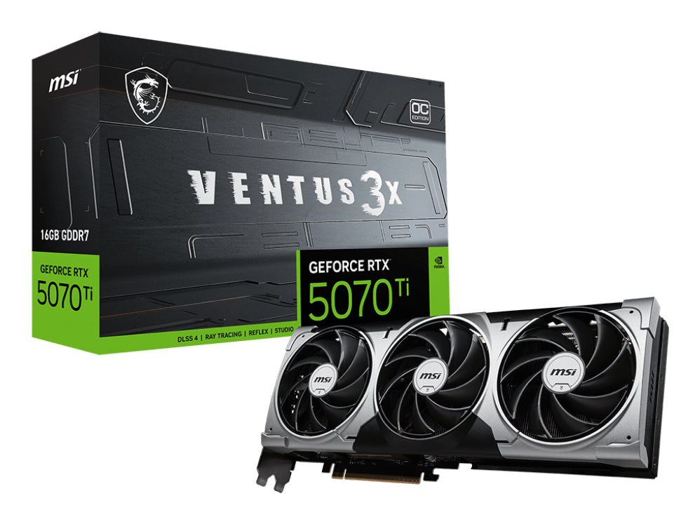 MSI GeForce RTX 5070 Ti VENTUS 3X OC 16 Go DLSS 4