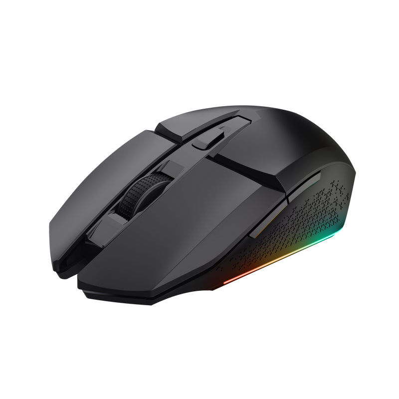 TRUST Souris gaming sans fil FELOX rétroéclairée - Noire