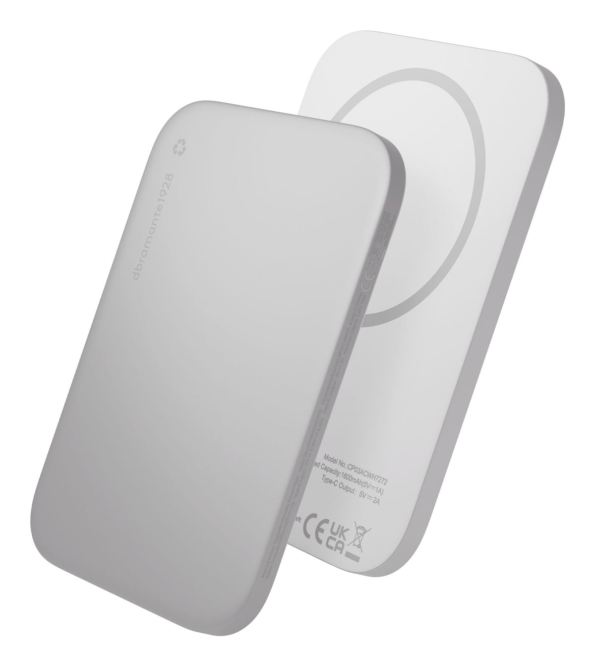 rechargePowerBank3KWLUltraSlimQi1.3WHT
