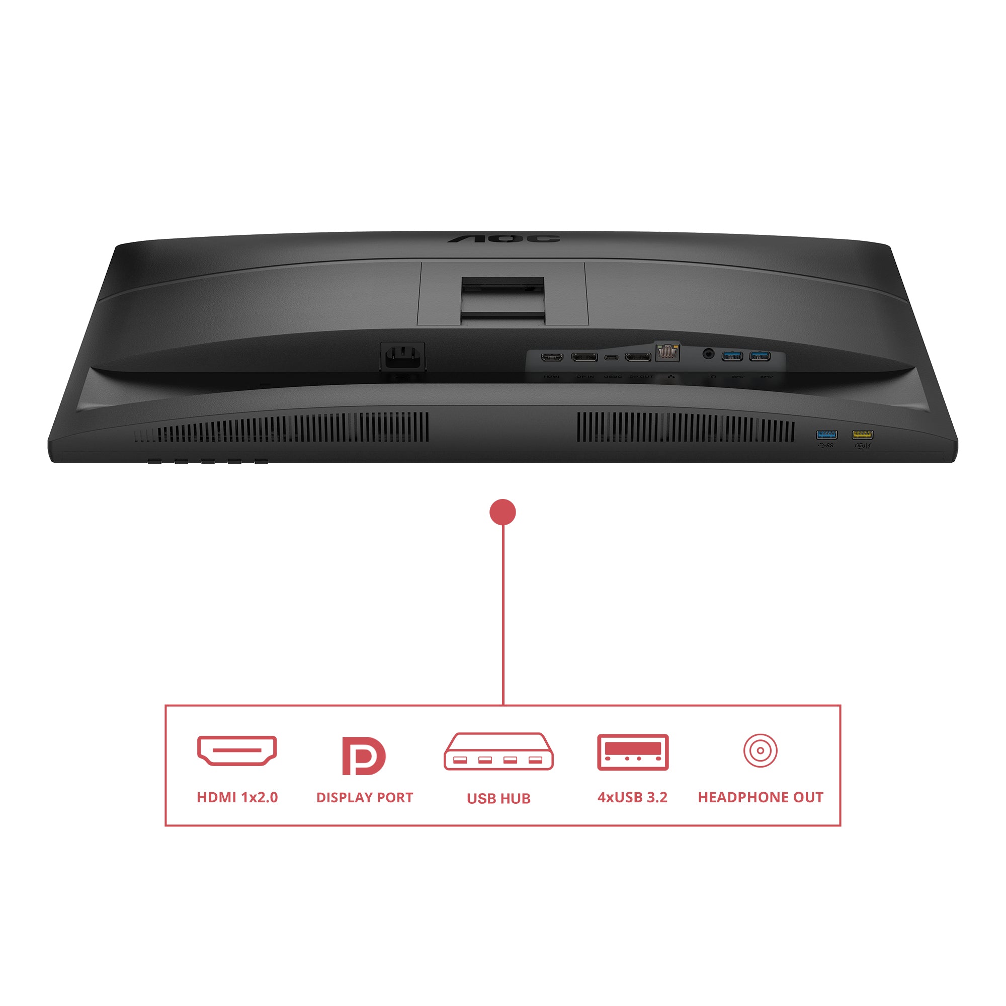 AOC Q27E4CV 27p QHD IPS 120Hz 16:9 HDMI 2.0 DP 1.4 USB-C
