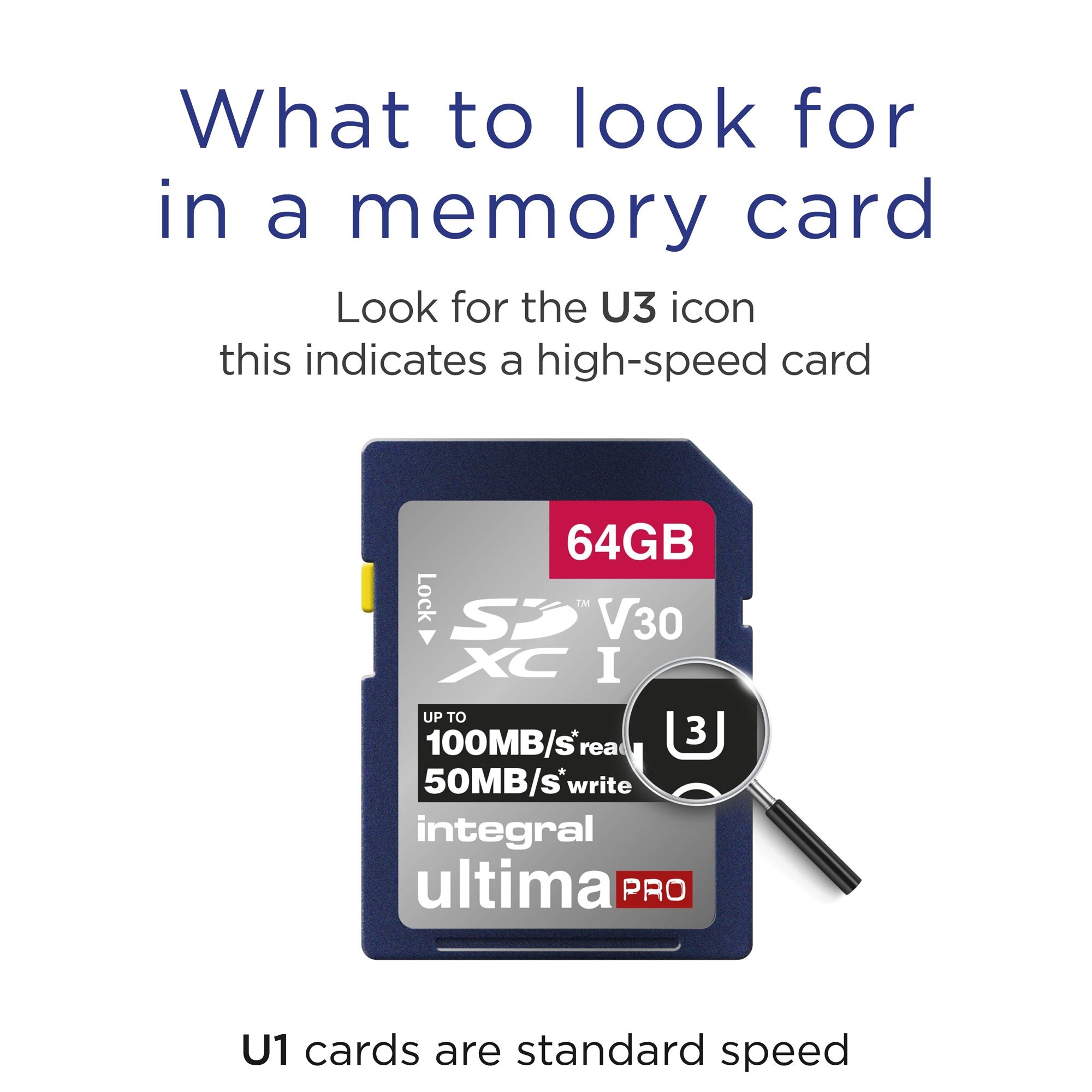 64GB SDXC CL10 UHS1 U3 V30 - 70MB/s en E