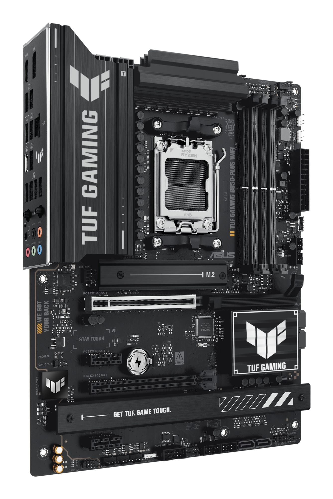 ASUS TUF GAMING B850-PLUS WIFI AM5 DDR5 ATX MB 1xHDMI 1xDP 3xM.2 4xSATA