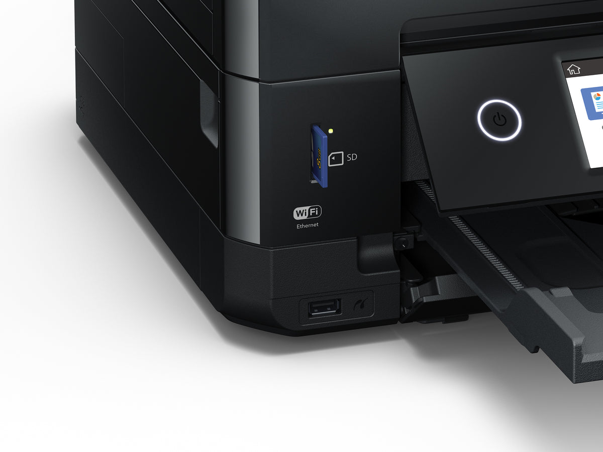 EPSON Expression Premium XP-7100 Small-in-One MFP colour ink-jet A4 11ppm copy 15.8ppm print USB 2.0 Gigabit LAN Wi-Fi black