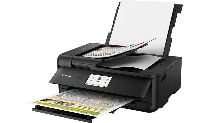 CANON PIXMA TS9550A MFP colour inkjet A4 A3 15ipm Print 200sheets USB LAN Wi-Fi Black