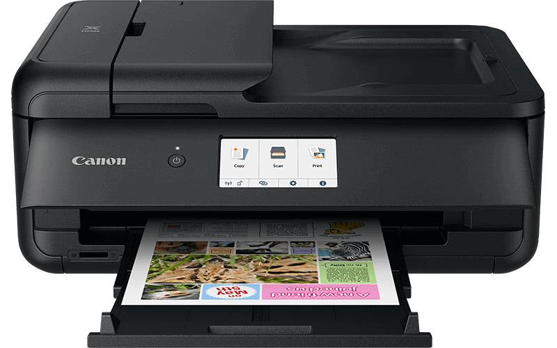 CANON PIXMA TS9550A MFP colour inkjet A4 A3 15ipm Print 200sheets USB LAN Wi-Fi Black