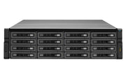 QNAP REXP-1610U-RP boîtier de disques 0 To Rack (3 U) Noir