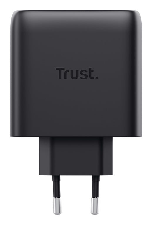 TRUST Chargeur MAXO USB 65 watts GAN 4 ports 3 USB-C + 1 USB-A + câble noir