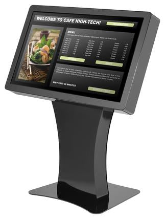 PEERLESS 46in Landscape Kiosk black