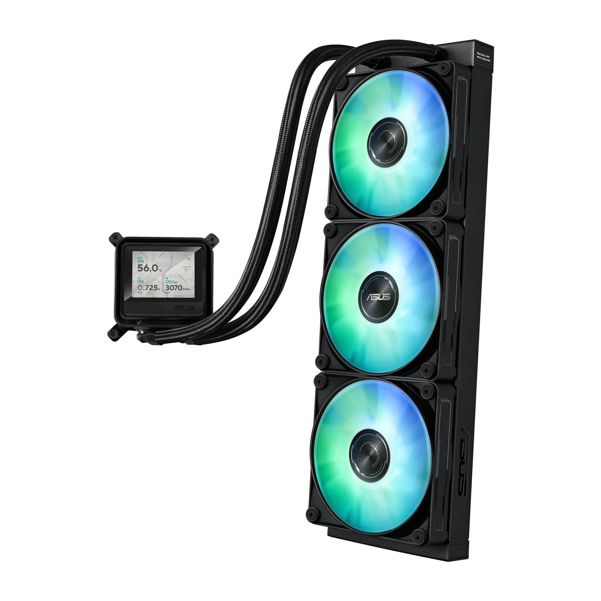 ASUS MAX GAMING LC 360 ARGB LCD all-in-one liquid CPU cooler