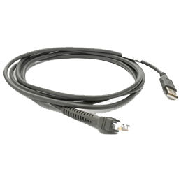 Zebra CBA-U01-S07ZAR - 2,1 m - USB A - USB 2.0 - Mâle/Mâle - Gris