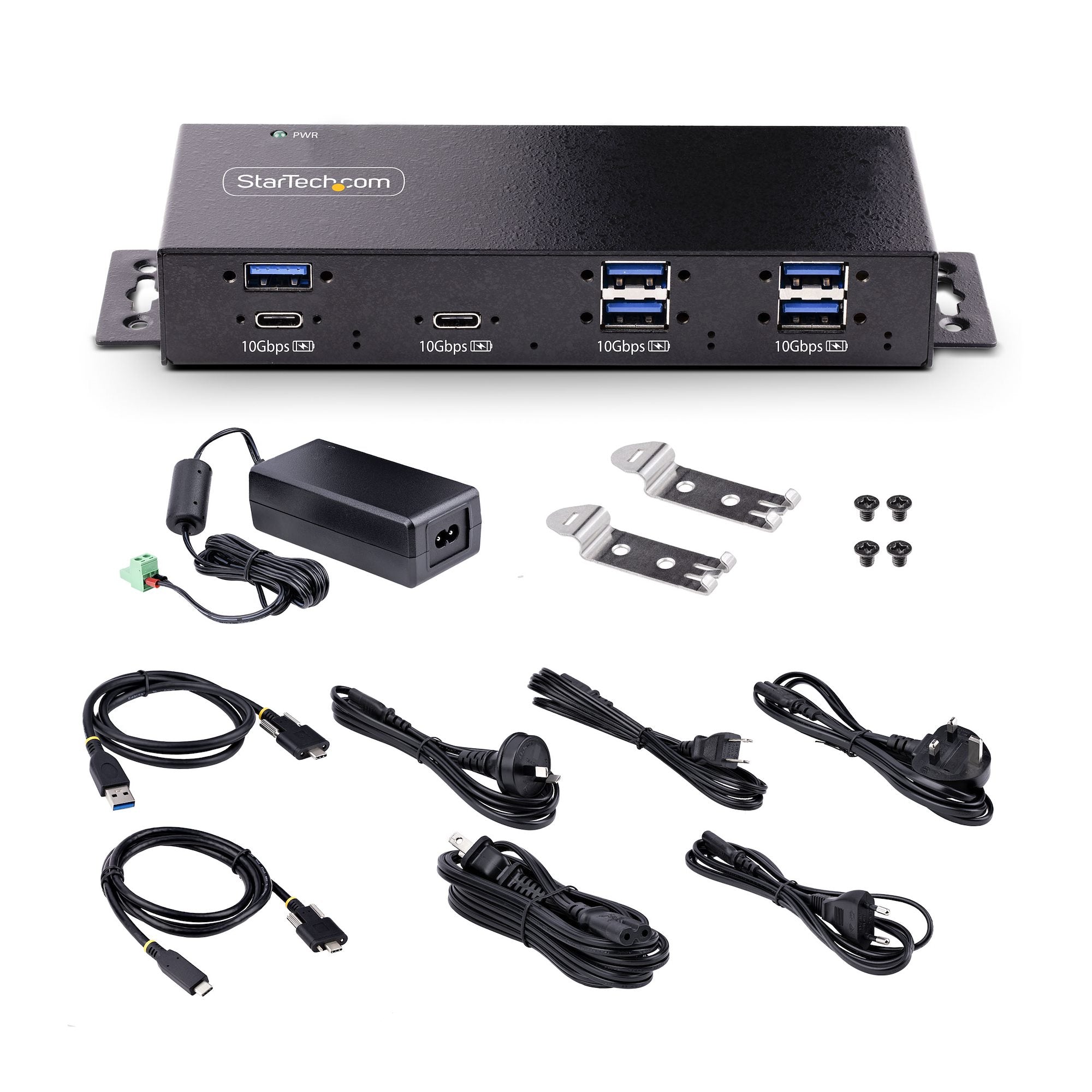 7-Port Industrial USB 10Gbps Hub TAA