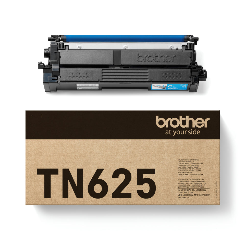 BROTHER TN-625C Cyan Toner Cartridge 1.8K pages