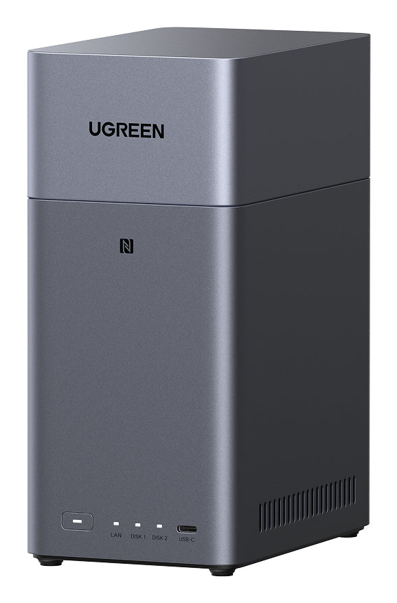 UGREEN DH2300 2-bay NAS ARM A72+A53 Diskless EU + HDMI Cable