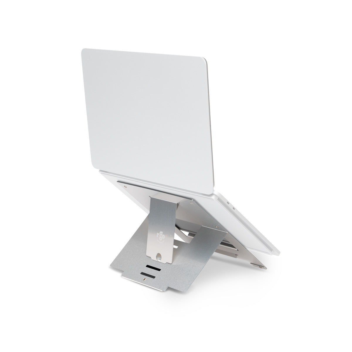 R-GO TOOLS Support pour PC portable Riser Flexible, argent