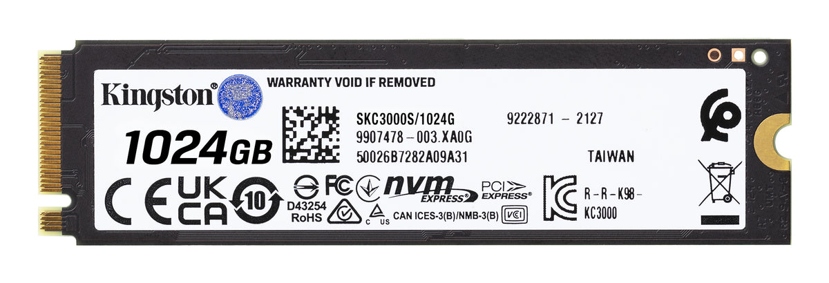 KINGSTON KC3000 1024Go PCIe 4.0 NVMe M.2 SSD