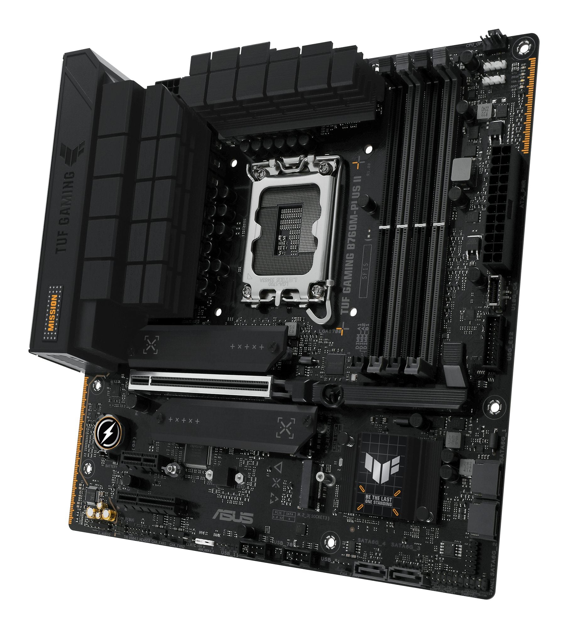 ASUS TUF GAMING B760M-PLUS II LGA 1700 4xDDR5 microATX 4xSATA MB 1xHDMI 1xDP 3xM.2