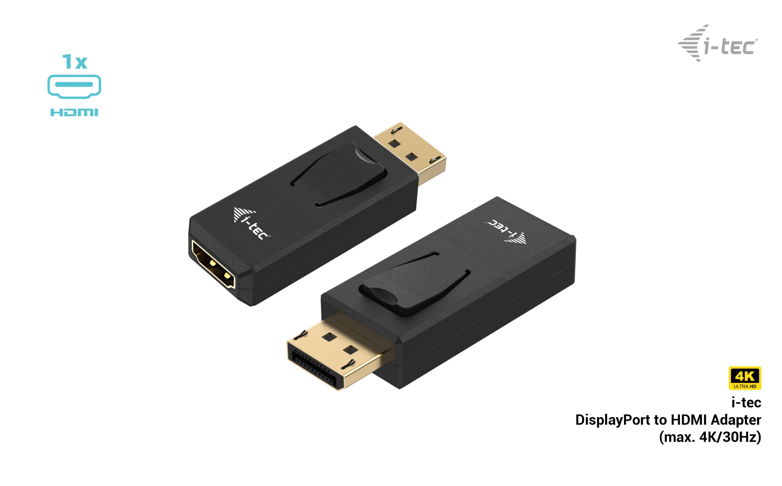 I-TEC Passive Adapter DisplayPort to HDMI Resolution 4K/30Hz
