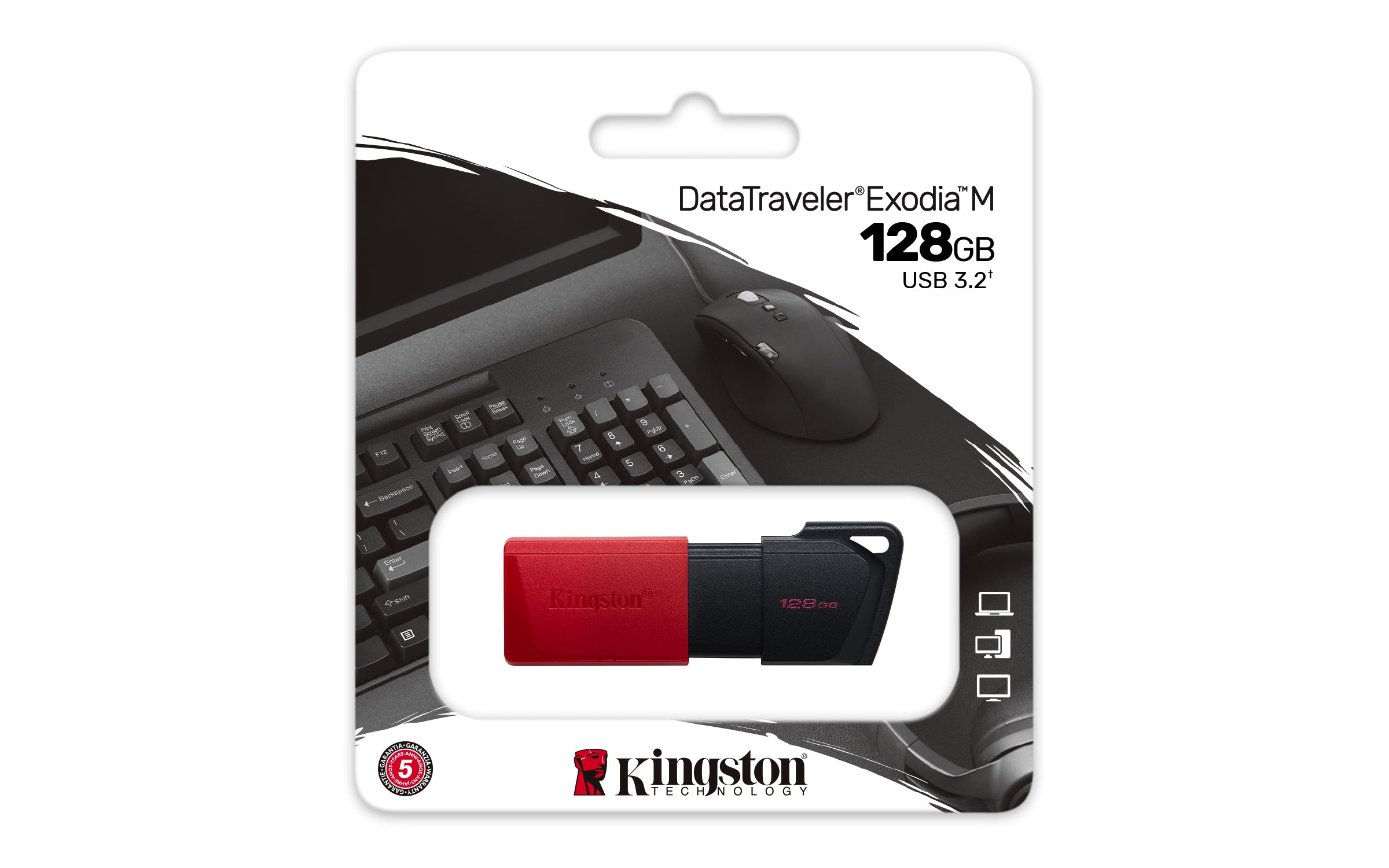 KINGSTON 128Go DataTraveler Exodia M